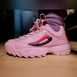 ⭐️Y2K Barbie Pink Fila Platform Sneakers⭐️